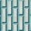 Biseau wall covering Arte Turquoise Teal 72721