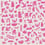 Papier peint panoramique Découpes Fond Clair Etoffe.com x Claire Prouvost Rose decoupesfc-ros
