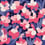 Panoramatapete Femmes Fleurs Etoffe.com x Claire Prouvost Bleu/Rose femmesfleurs-ble