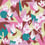 Papier peint panoramique Les Cerisiers Etoffe.com x Claire Prouvost Bleu/Rose lescerisiers-blros