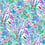 Papier peint Jazz Little Cabari Aqua PP-09-50-JAZ-aqu