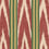 Bakhmal Ikat Fabric Mindthegap Green/Red FB00082