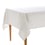 Tischdecke Duo Charvet Editions Blanc Nappe Duo - Blanc - 180x180