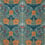 Samt Honeysuckle and Tulip Morris and Co Woad/Mulberry DROF236940