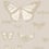 Tapete Butterflies and Dragonflies Cole and Son Grège/Or 103/15064