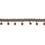 Maya 25 mm Beaded fringe Houlès Cacao 33002-9800