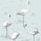 Papier peint Flamingos Cole and Son Bleu pâle 95/8047