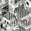 Papel pintado Miami Cole and Son Soot/Snow 112/6024