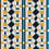 Bari Wallpaper Coralie Prévert Bleu 006-W021