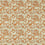 Stoff Bachelors Button Morris and Co Burnt Orange/Sky MCOP226987