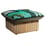 Hopi Natural ash ottoman La Chance Vert LC590203