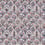 Eventails floraux Wallpaper Mériguet-Carrère Paris Bleu régence eventail-bleu-regence
