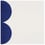 Carreau Alfabetile B Mavi Ceramica Cobalt/Blanc alfabetile_b_20x20