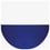 Carreau Alfabetile U Mavi Ceramica Cobalt/Blanc alfabetile_u_20x20