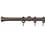 Absis 31 rod wall installation kit with rings Houlès Or Rose Brossé T5030-30