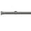 Gardinenstage Absis 25 Set mit Ösen zur Wandbefestigung Houlès Acier Brossé T5037-31