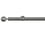 Boule 25 rod wall mounting kit for eyelets Houlès Acier Brossé T5038-31