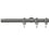 Focus 31 rod wall installation kit with rings Houlès Acier Brossé T5026-3117