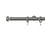 Regency 25 rod wall installation kit with rings Houlès Acier Brossé T5013-31