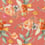 Fleurs fauves Fabric Étamine Corail 19592244