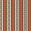 Tessuto Chain Stripe Rubelli Burnt Orange 30503-3