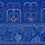 Fresque Olympe Panel Maison Martin Morel Blue MMM-103-FOB