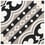 Classic cement Tile De Tegel Sand, black 8184
