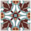 Oda cement Tile De Tegel steel blue, limestone deer 8458
