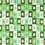 Tissu Shiruku Harlequin Emerald/Forest/Silver Willow HQN3121132