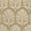 Ottoman Fans Wall Covering York Wallcoverings Gold/White HC7575