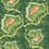 Papel pintado Rose Naissance Etoffe.com x Papier Français Vert BNF 3001 M1 002 ET52