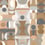 Carta da parati murale Modelage Casamance Camel Nude 75564384