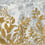 Fleur de Lune Panel Casamance Gris nuage/doré 75651832