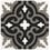 Lisa cement Tile De Tegel black, grey 8381