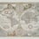 Historical Map Silk Panel Coordonné Papyrus A00325K