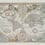 Historical Map Silk Panel Coordonné Papyrus A00325K