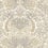 Chardon Wallpaper Casamance Blanc/Doré 75733160