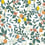 Citrus Grove adhesive wallpaper Rifle Paper Co. White PSW1479RL