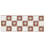 Nastro Decor Mosaic Francesco De Maio Cotto Naturale/Papavero TM Nastro_decor