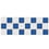 Nastro Bicolor Mosaic Francesco De Maio Bianco Vietri/Pennellato Turchese Nastro_bicolor_bv_pt