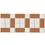Trina Bicolor Mosaic Francesco De Maio Bianco Vietri/Cotto Naturale Trina_bicolor_bianco_cotto