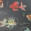 Papel pintado Aquarium Nina Campbell Noir NCW3833-01