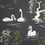 Papel pintado Swan Lake Nina Campbell Noir NCW4020-04