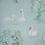 Papel pintado Swan Lake Nina Campbell Bleu ciel NCW4020-06