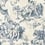 Erotic Toile de Jouy Wallpaper Pascale Risbourg Blue TDJBLU