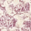Erotic Toile de Jouy Wallpaper Pascale Risbourg Pink TDJPNK