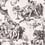 Erotic Toile de Jouy Wallpaper Pascale Risbourg Black TDJBLK