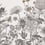 Panoramatapete Fleurs des Champs Etoffe.com x Catherine Prigent Graphite CP1-fleurs