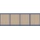 Cannage Frieze Les Dominotiers Sapphire DOM1103