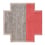 Square Plait Coral rug Gan Rugs 160x160 cm 167185